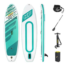 Load image into Gallery viewer, HYDRO FORCE HUAKAi 1OFT PADDLE BOARD SET GREEN 33"x6"
