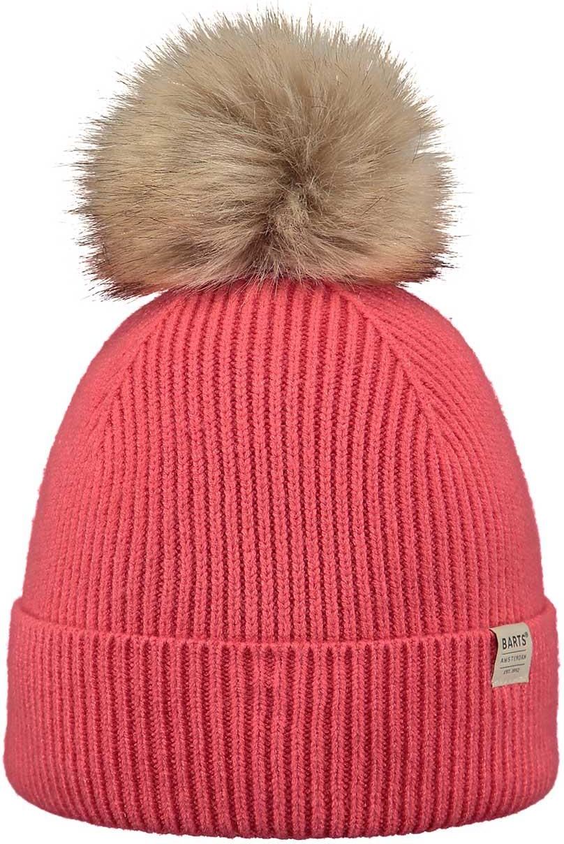 BARTS CINDER KIDS BOBBLE HAT - LIPSTICK - 4-8 YRS