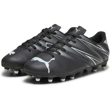 Load image into Gallery viewer, PUMA ATTACANTO FG/AG FOOTBALL BOOTS BLACK/SILVER
