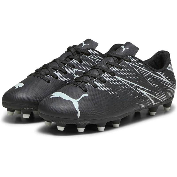 PUMA ATTACANTO FG/AG FOOTBALL BOOTS BLACK/SILVER