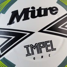 Load image into Gallery viewer, MITRE IMPEL ONE  TRAINING FOOTBALL WHITE/BLACK/GREEN
