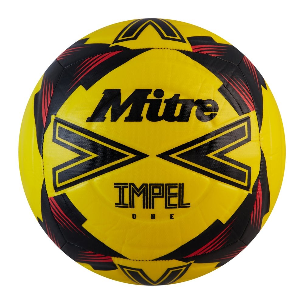 MITRE IMPEL ONE TRAINING FOOTBALL YELLOW/BLACK/RED