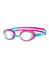 Load image into Gallery viewer, ZOGGS LITTLE RIPPER JR PINK/TURQUOISE CLEAR LENS
