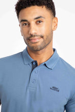 Load image into Gallery viewer, WEIRD FISH MENS MILES ORGANIC COTTON POLO SHIRT MIDNIGHT BLUE
