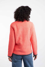 Load image into Gallery viewer, WEIRD FISH WOMENS BEYONCE 1/4 ZIP HOT CORAL
