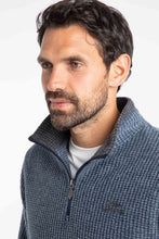 Load image into Gallery viewer, WEIRD FISH MENS NEWARK 1/4 ZIP FLEECE NAVY
