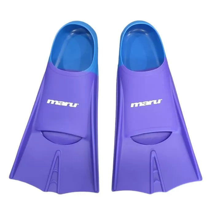 MARU SHORT BLADE TRAINING FINS PURPLE/BLUE