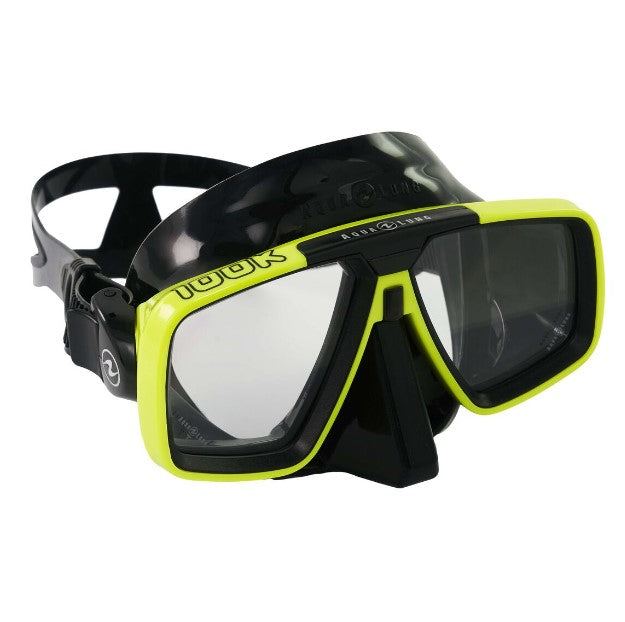 AQUALUNG LOOK ADULT DIVING MASK  BLACK/YELLOW