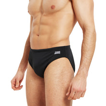 Load image into Gallery viewer, ZOGGS MENS COTTESLOE RACER BRIEFMEN BLACK
