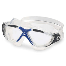 Load image into Gallery viewer, AQUASPHERE VISTA SENIOR SWIMMING GOGGLES GREY/BLUE/CLEAR
