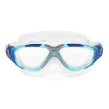 Load image into Gallery viewer, AQUASPHERE VISTA SENIOR SWIMMING GOGGLES TURQUOISE/BLUE
