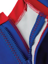 Load image into Gallery viewer, ZOGGS BOYS NAUTICAL FLEECE LINED FULLBODY JUMPSUIT NAVY/BLUE
