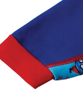 Load image into Gallery viewer, ZOGGS BOYS NAUTICAL FLEECE LINED FULLBODY JUMPSUIT NAVY/BLUE
