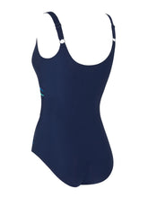 Load image into Gallery viewer, ZOGGS WOMENS OCTANE ADJUSTABLE MACMASTERS SCOOPBACK SWIMSUIT NAVY
