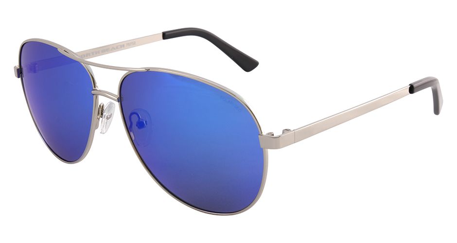 NORTH BEACH POLLACK SILVER BLUE POLARISED MIRROR SUNGLASSES