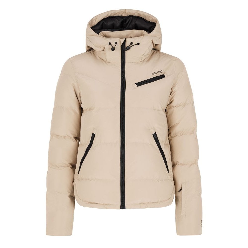 PROTEST WOMENS  ONYX SNOW JACKET OFF WHITE