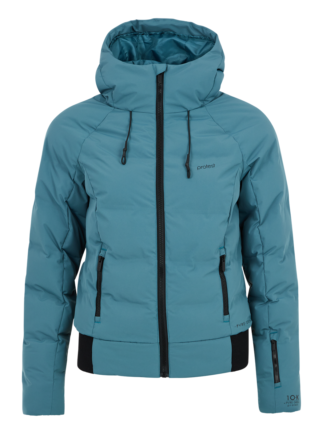 PROTEST WOMENS PRTALYSSUMI SNOWSKI PUFFER JACKET JEWEL BLUE