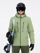 Load image into Gallery viewer, PROTEST MENS MOTHY SKI JACKET MARL GREEN
