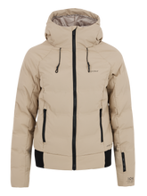 Load image into Gallery viewer, PROTEST WOMENS PRTALYSSUMI SNOWSKI PUFFER JACKET BAMBOO BEIGE
