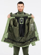 Load image into Gallery viewer, PROTEST MENS MOTHY SKI JACKET MARL GREEN
