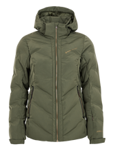 Load image into Gallery viewer, PROTEST WOMENS PRTARTSSU SNOWSKI PUFFER JACKET BOTANIC GREEN
