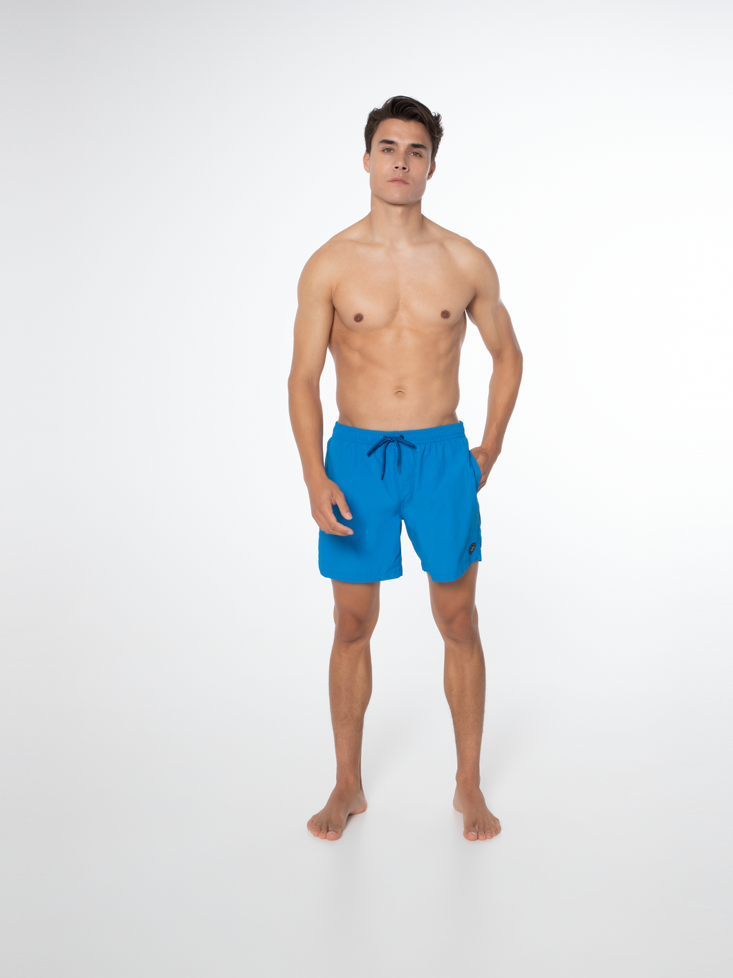 PROTEST MENS FASTER BEACHSHORT MEDIUM BLUE