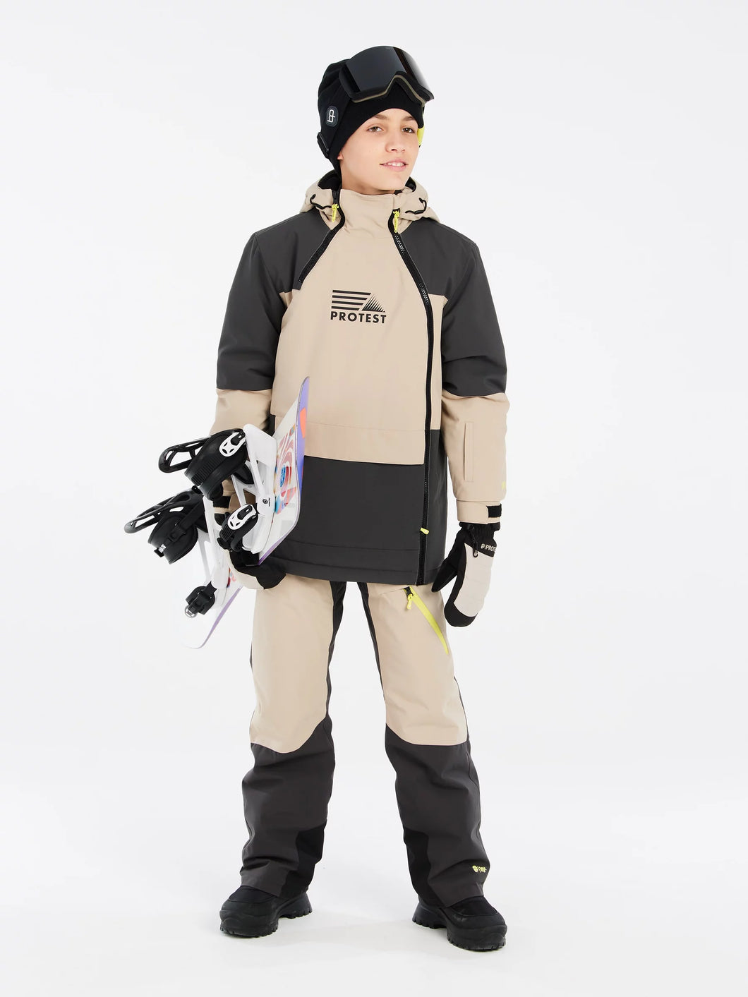 PROTEST BOYS  PRTWARK SKI JACKET DEEP GREY