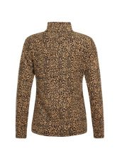 Load image into Gallery viewer, PROTEST WOMENS PRTFUZZY 23 1/4 ZIP FLEECE CHEETAH

