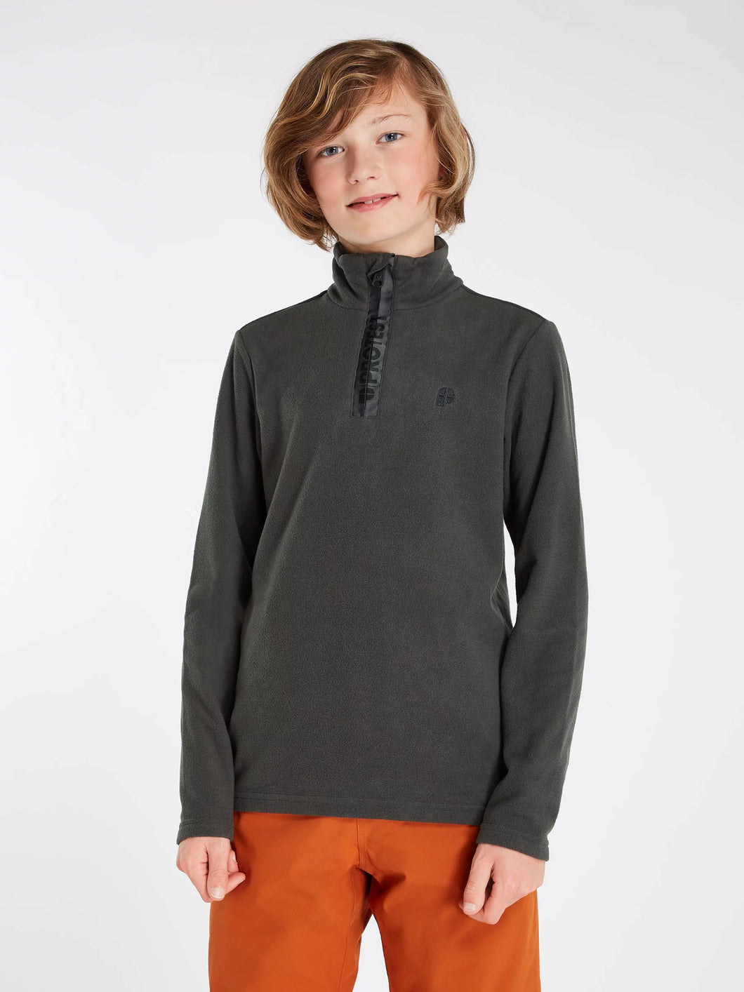 PROTEST JUNIOR PERFECTY 1/4 ZIP FLEECE DEEP GREY