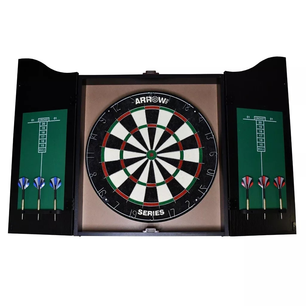 ARROW 180 DARTBOARD CABINET SET