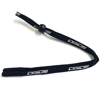 DIRTY DOG LOGO GLASSES CORD BLACK/WHITE