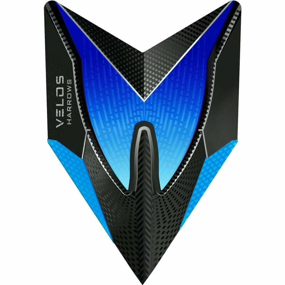 HARROWS VELOS 100 MICRON DART FLIGHTS BLUE