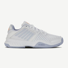 Load image into Gallery viewer, K-SWISS WOMENS TFW COURT EXPRESS WHITE/HEATHER/PEACHFUZZ
