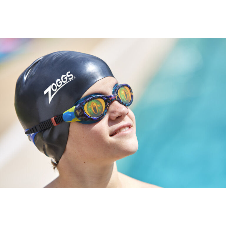 zoggs junior goggles ZOGGS SEA DEMON JUNIOR SWIMMING GOGGLES DEMON EYE TINT GREEN/BLUE