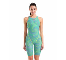 Load image into Gallery viewer, ARENA WOMENS POWERSKIN ST NEXT LIMITED EDITION FIREFLOW SEAGLASS OB
