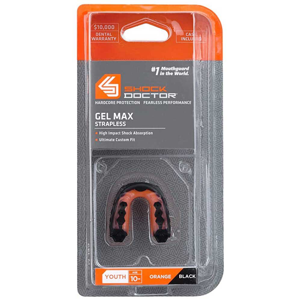 SHOCKDOCTOR MOUTHGUARD GELMAX YTH OG/BK