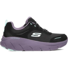 Load image into Gallery viewer, SKECHERS WOMENS   D&#39;LUX WALKER 2.O RUNNER TRAINER BLACK/MULTICOLOUR
