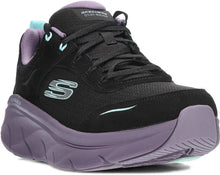 Load image into Gallery viewer, SKECHERS WOMENS   D&#39;LUX WALKER 2.O RUNNER TRAINER BLACK/MULTICOLOUR

