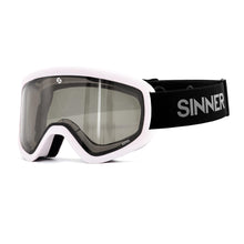 Load image into Gallery viewer, SINNER SENIOR ESTES GOGGLE MATTE WHITE  CAT S3
