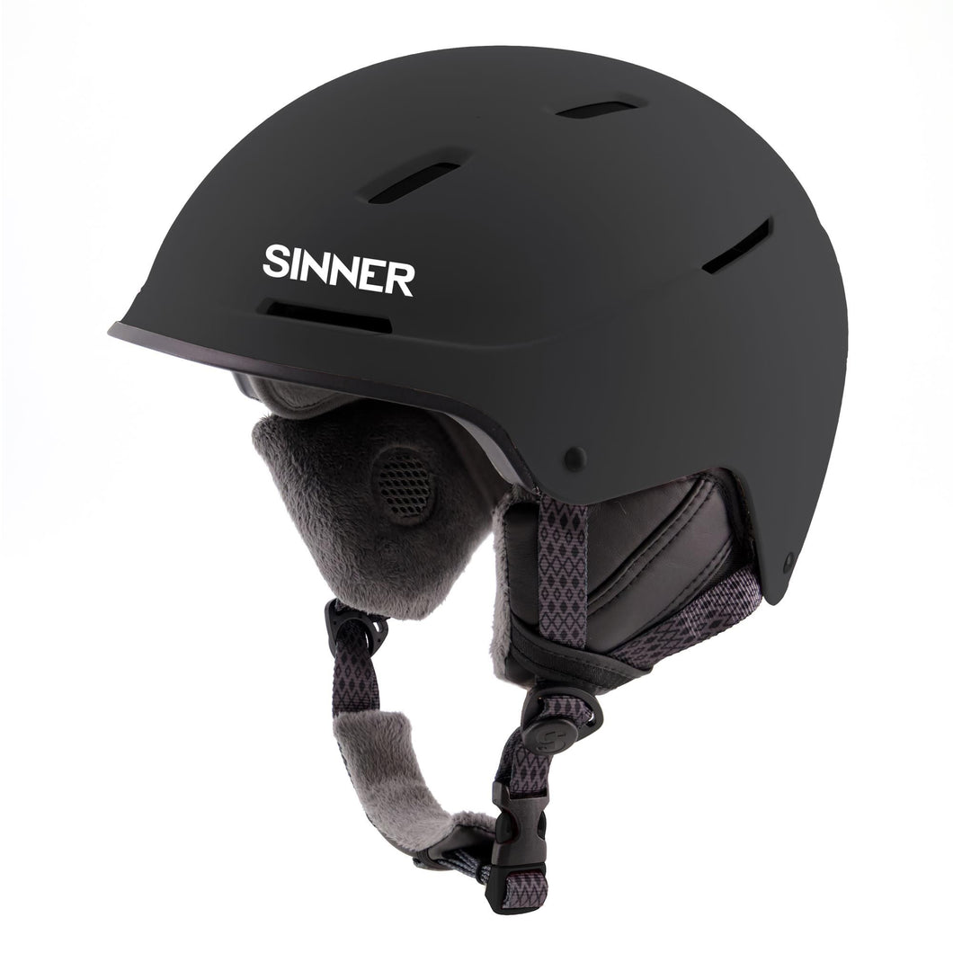 SINNER SENIOR WHISTLER SKI  HELMET  MATTE BLACK