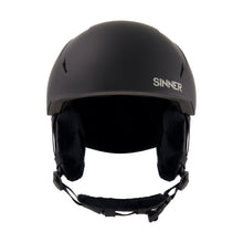 Load image into Gallery viewer, SINNER SENIOR CREST SKI HELMET MATTE BLACK
