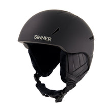 Load image into Gallery viewer, SINNER SENIOR CREST SKI HELMET MATTE BLACK
