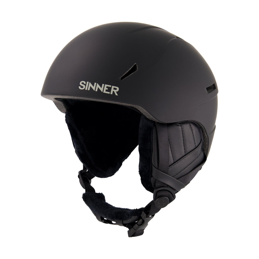 SINNER SENIOR CREST SKI HELMET MATTE BLACK