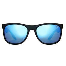 Load image into Gallery viewer, SINNER ROCKFORD SUNGLASSES MATTE BLACK ICY BLUE SMOKE LENS
