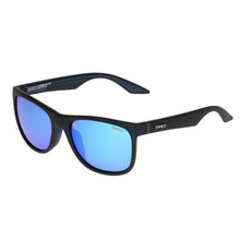 Load image into Gallery viewer, SINNER ROCKFORD SUNGLASSES MATTE BLACK ICY BLUE SMOKE LENS
