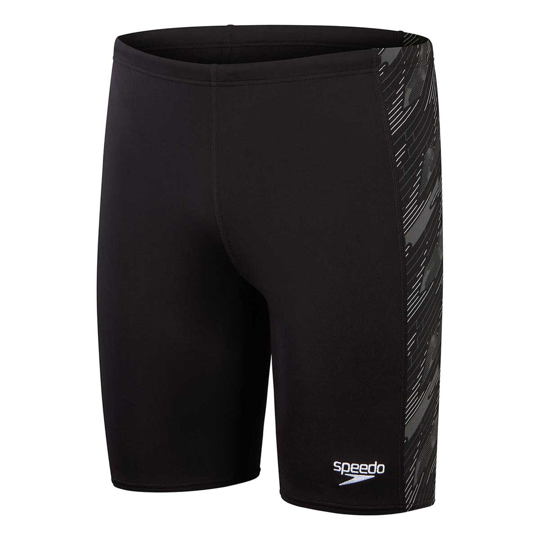 SPEEDO MENS HYPERBOOM PANEL JAMMER BLACK/WHITE