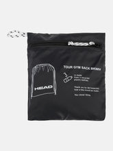 Load image into Gallery viewer, HEAD TOUR GYM SACK BLACK/WHITE
