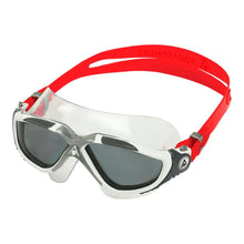 Load image into Gallery viewer, AQUASPHERE VISTA A1 WHITE RED SMOKE LENS
