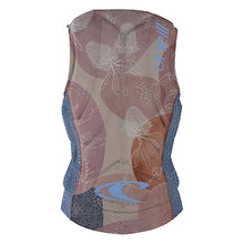 Load image into Gallery viewer, ONEILL WOMENS SLASHER COMP VEST - DESERT BLOOM/DRIFT BLUE
