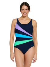 Load image into Gallery viewer, ZOGGS LADIES CIRCUS SANDON ADJUSTABLE SCOOPBACK SWIMSUIT E+
